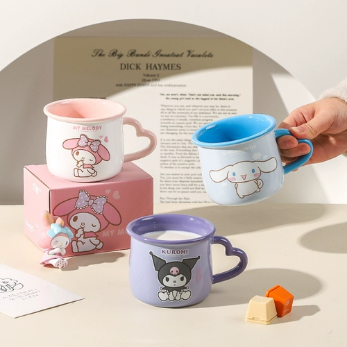 Кавашима Хаус Санрио Марк Кубок Керамика Детская чашка домашняя питьевая чашка для воды Девушка молоко чашка милая чашка для завтрака