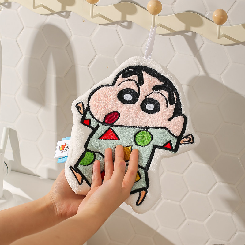 川岛屋蜡笔小新厨房擦手巾挂式可爱毛巾吸水加厚抹布擦手布干手巾,淘宝优惠券,粉丝福利购,淘宝优惠卷