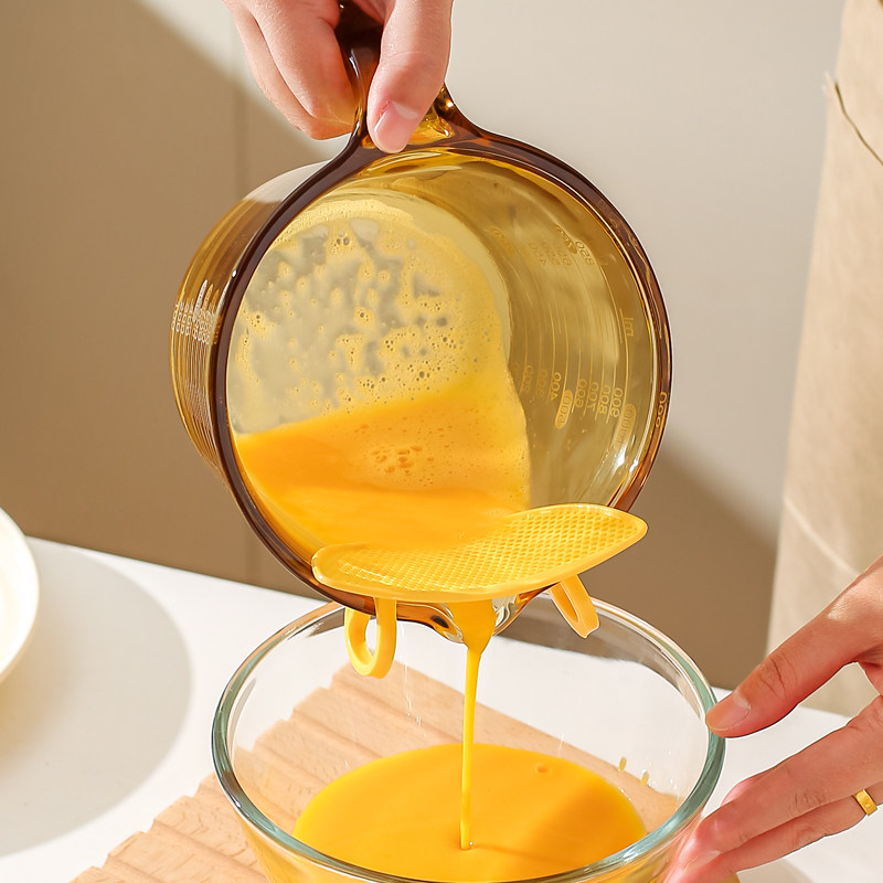 川岛屋过滤玻璃量杯带刻度厨房用食品级耐高温大容量烘焙打鸡蛋杯,淘宝优惠券,粉丝福利购,淘宝优惠卷