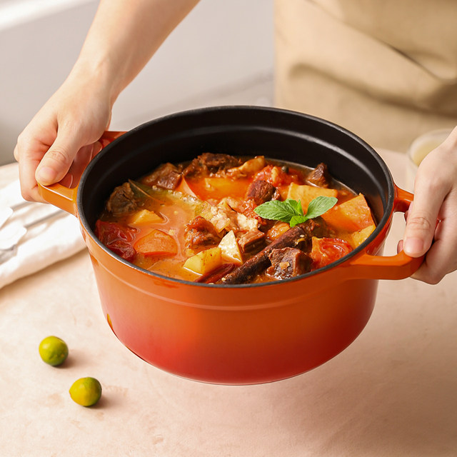 Kawashimaya enamel pot cast iron pot household stew pot stew pot