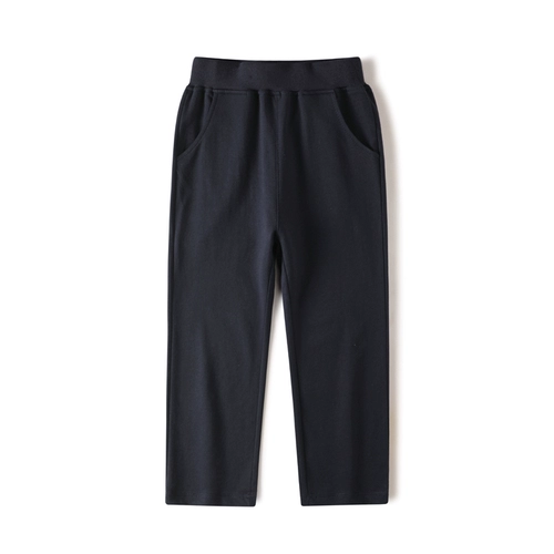 Тонкие детские штаны подходит для мужчин и женщин для детского сада, черная детская форма для школьников