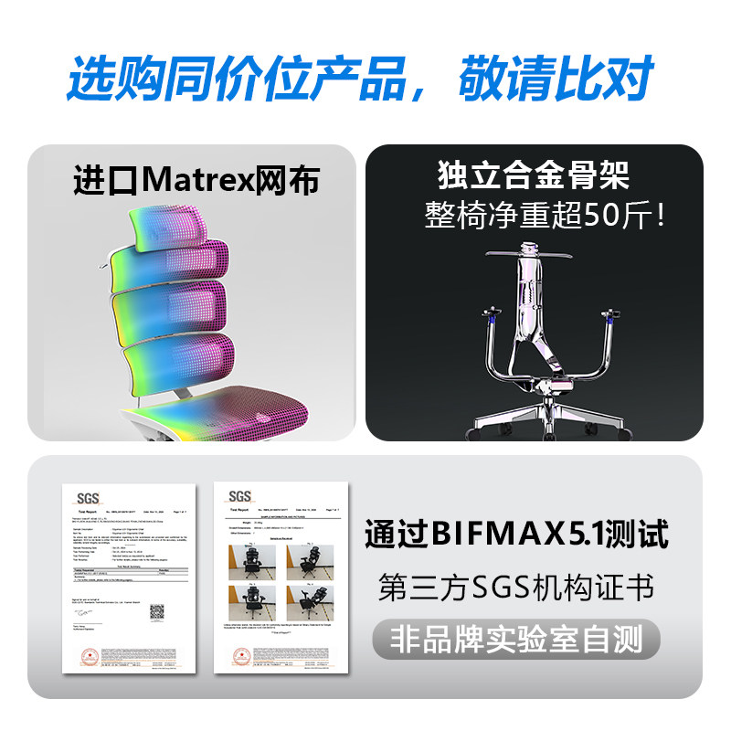 Ergomax Evolution2+ 高迈思电脑椅人体工学椅家用电竞椅办公椅子