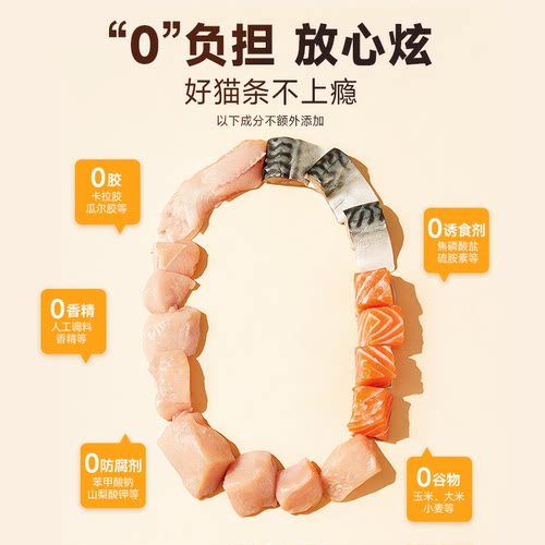 【U先】多特思猫条零食8支试吃装鱼油防掉毛猫咪官方旗舰店正品 - 图0