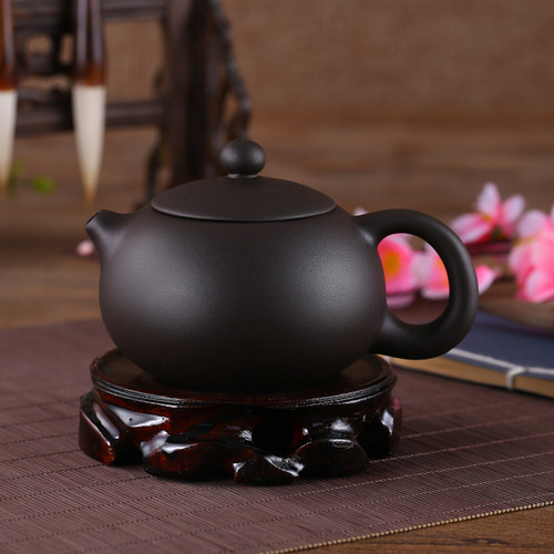 宜兴纯手工朱泥紫砂壶过滤小泡茶壶花茶壶陶瓷茶具茶壶套装西施壶 - 图0