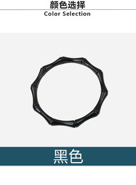 箱包五金包包提手 仿制竹节头提手把柄 黑色塑胶手挽提手配件