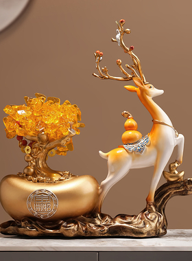 【一鹿发财】新中式摆件