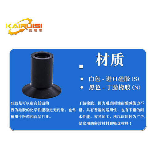 ZP-02/03/04/06/08/11/14/18/20U机械手真空吸盘工业配件迷你吸嘴 - 图1
