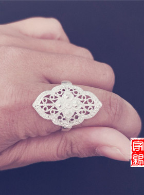 首饰戒指环传统纯手工民族特色