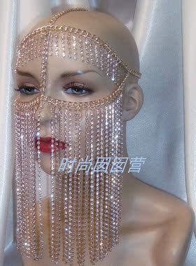 水钻饰品头饰合金爪链女