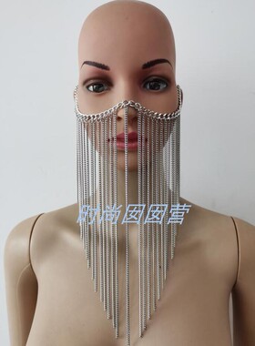 水钻合金欧美面具合金ins发饰