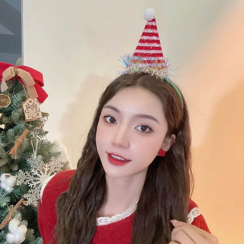 圣诞发箍帽子头饰发饰装饰儿童成人装扮派对氛围场景布置拍照道具,淘宝优惠券,粉丝福利购,淘宝优惠卷