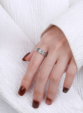 百无禁忌诸事皆宜纯银戒指