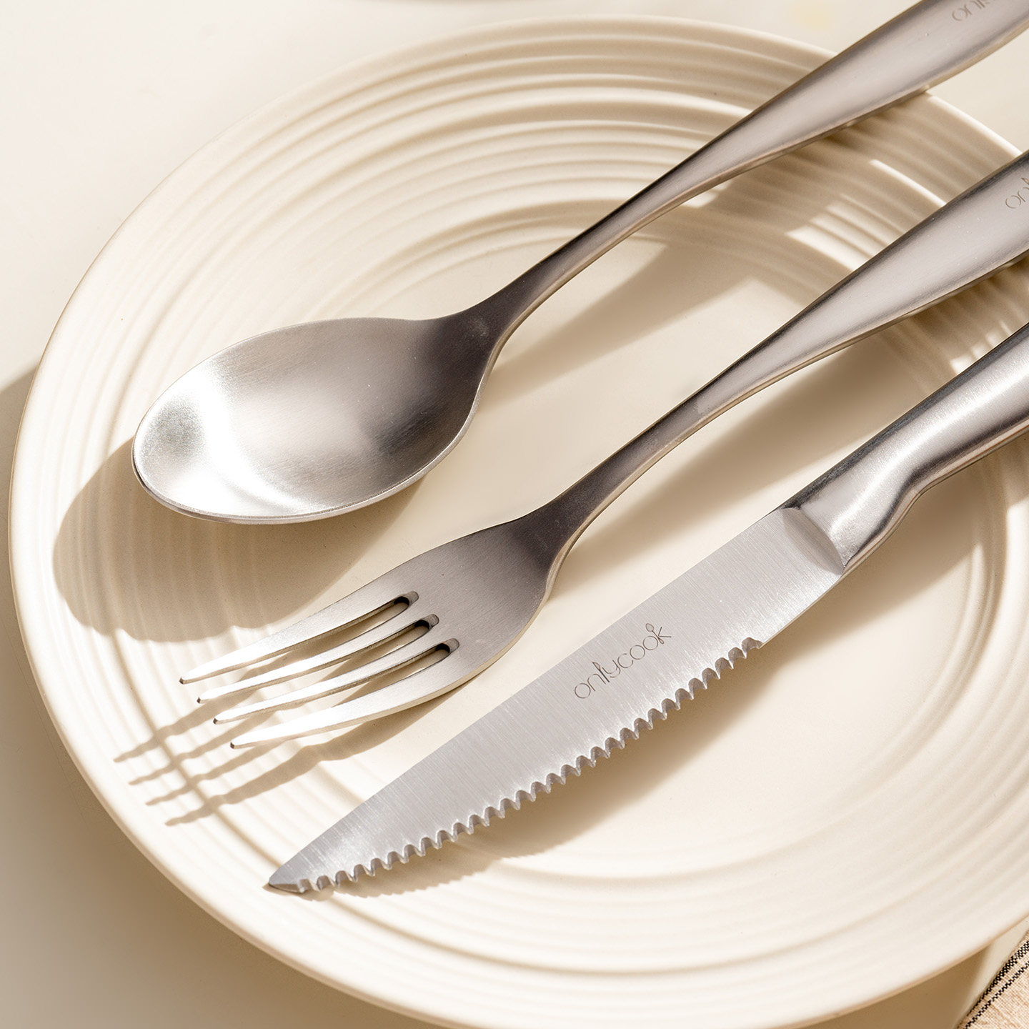 onlycook 欧式304不锈钢牛排刀切牛扒专用西餐餐具食品级刀叉套装,淘宝优惠券,粉丝福利购,淘宝优惠卷