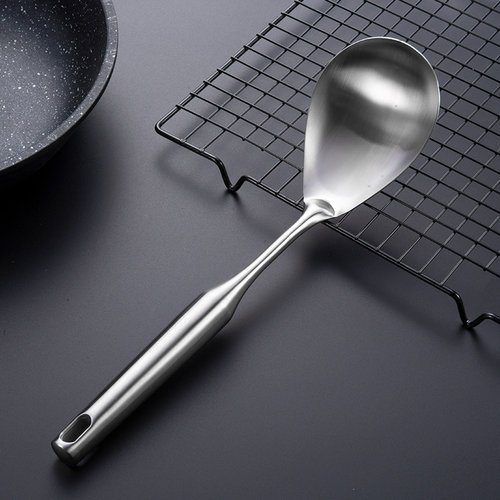 onlycook 家用厨房饭勺304不锈钢分餐勺大汤勺电饭煲米饭勺子饭铲 - 图3