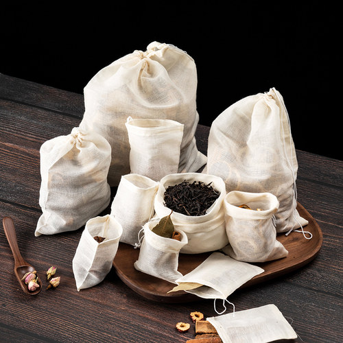 onlycook纯棉纱布袋煲汤调料袋料包袋调料包香料卤料袋中药煎药袋 - 图0