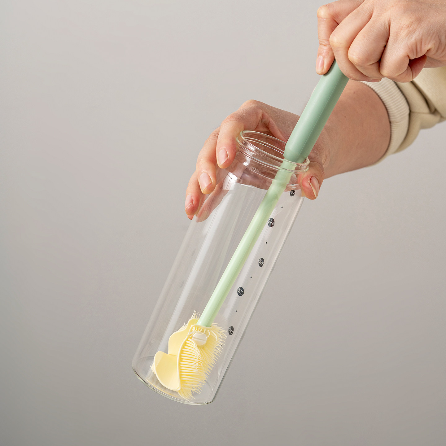 onlycook长柄硅胶杯刷玻璃瓶专用清洗刷子水杯奶瓶清洁刷杯子刷,淘宝优惠券,粉丝福利购,淘宝优惠卷