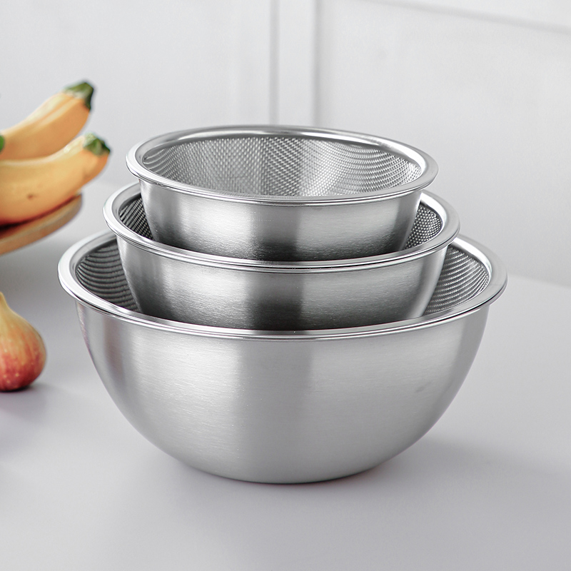onlycook 厨房304不锈钢漏盆家用食品级洗菜盆淘米篮沥水篮滤水篮 - 图3