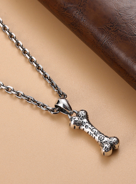 银聚美男S925纯银复古