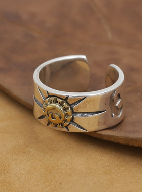 大师指环S925银日韩大师ins