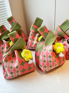 针织袋伴手礼实用高级手提袋礼物儿童生日礼品袋空包装商业活动