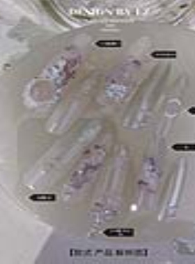 正品LZ高定美甲饰品【 浮生梦·珠宝系列“晚·香”】亮钻装饰潮