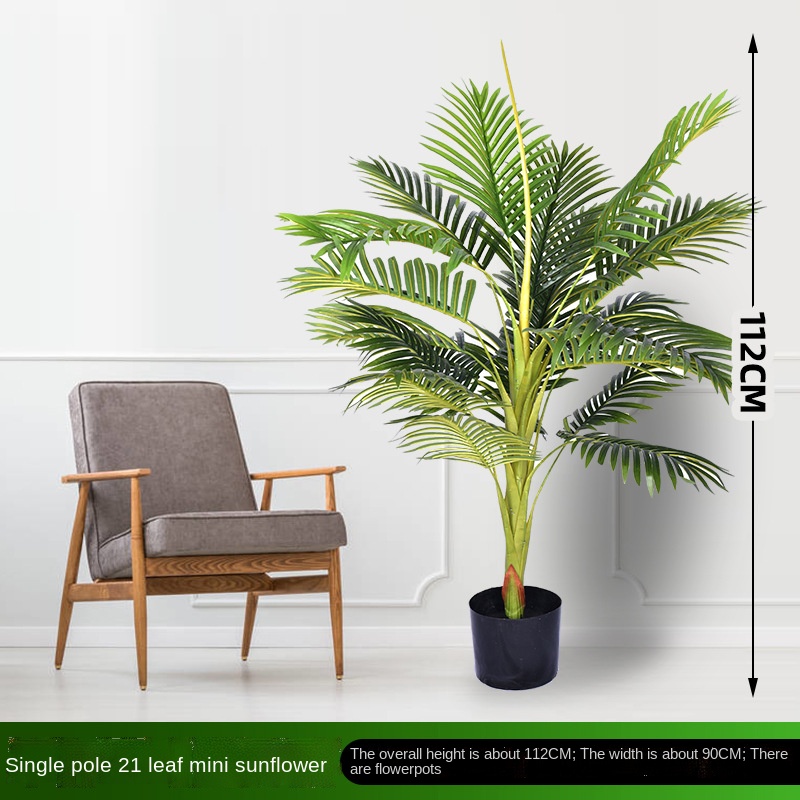 Artificial Plant Tree Green Plant Potted Home Restaurant Off - 图3