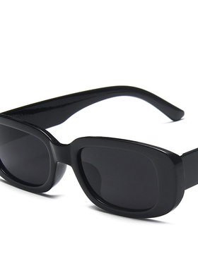 Small Rectangle Sunglasses Women Oval Vintage Brand Designer