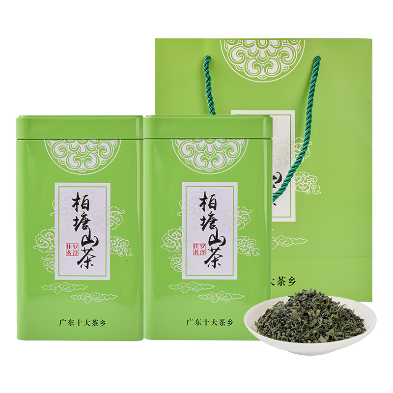 柏塘山茶广东十大名茶惠州博罗特级客家炒青绿茶特产罗浮山茶叶 - 图3