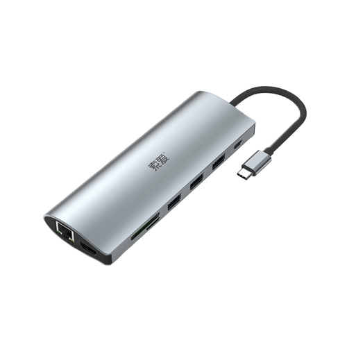 索爱 Typec Expansion Dock Расширение ноутбука USB Graphics 3HDMI Multi -Interface подходит для мобильного телефона Xiaomi Huawei.