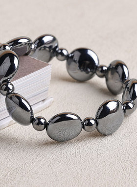 太赫兹手串小圆满多晶太硅石手链