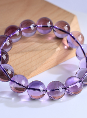 7A级天然玻利维亚透体紫水晶手链