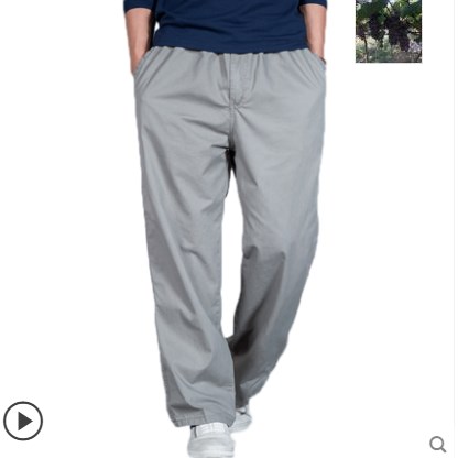 甘飞鹰秋冬薄厚高腰纯棉加肥运动裤 精选男装店休闲裤