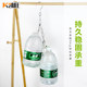 Stainless steel wardrobe chain foldable storage rack multi-function hook hanger 10-hole household balcony drying rack