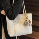 Casual simple large-capacity bag for women 2026 new fashion versatile shoulder bag student class commuting tote bag
