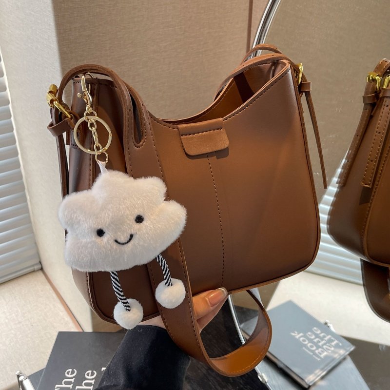 高级质感超火包包女式2025新款时尚简约小众水桶包通勤单肩斜挎包,淘宝优惠券,粉丝福利购,淘宝优惠卷