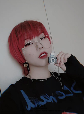 mini相机项链男单反挂坠嘻哈女