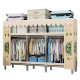 Alloy joint simple wardrobe weight bearing 1500 catties+