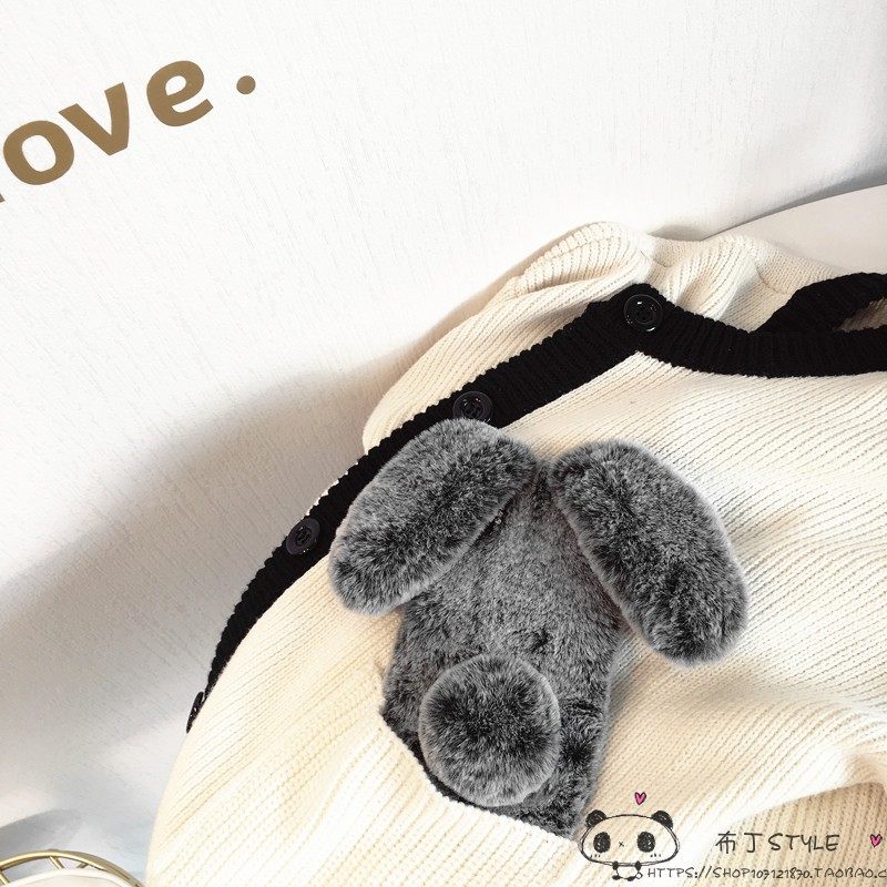 毛绒兔子适用华为pura70pro手机壳p80ultra畅玩50plus秋冬40c可爱200+麦芒30畅享60s粉70x荣耀hi畅享50m20z女,淘宝优惠券,粉丝福利购,淘宝优惠卷