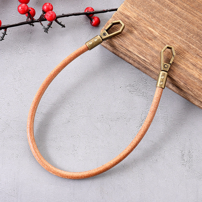 Clove PU皮单双扣手机链短款手腕式结实钥匙扣包挂件男女简约挂绳,淘宝优惠券,粉丝福利购,淘宝优惠卷