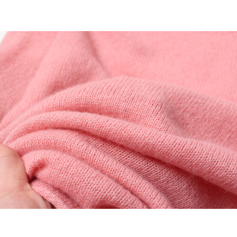 软糯~27山羊绒+73绵羊毛打底衫冬季款修身内搭保暖高领套头毛衣女 - 图2