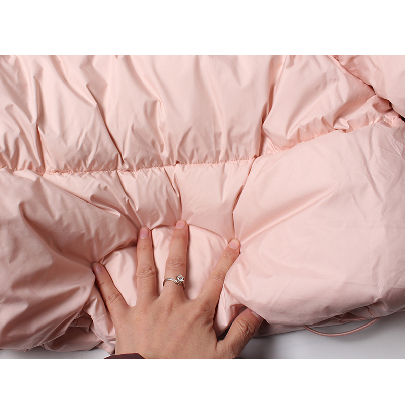 S~d系1728!云朵泡芙款90白鸭绒羽绒服女25冬季宽松短款加厚面包服 - 图2