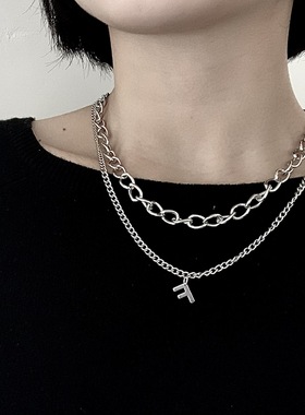 psycho7时尚高级感随意叠戴项链
