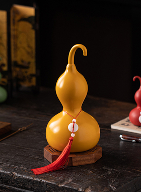 吉祥小葫芦陶瓷摆件家居好运招财