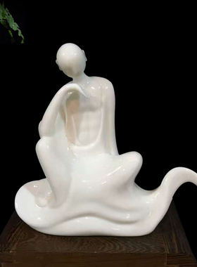 正品纯手工禅师中式风德化白瓷
