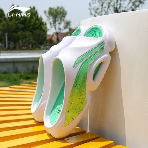 Li Ning, модные тапочки, спортивные сандалии подходит для мужчин и женщин, мюли, лето 2022 года