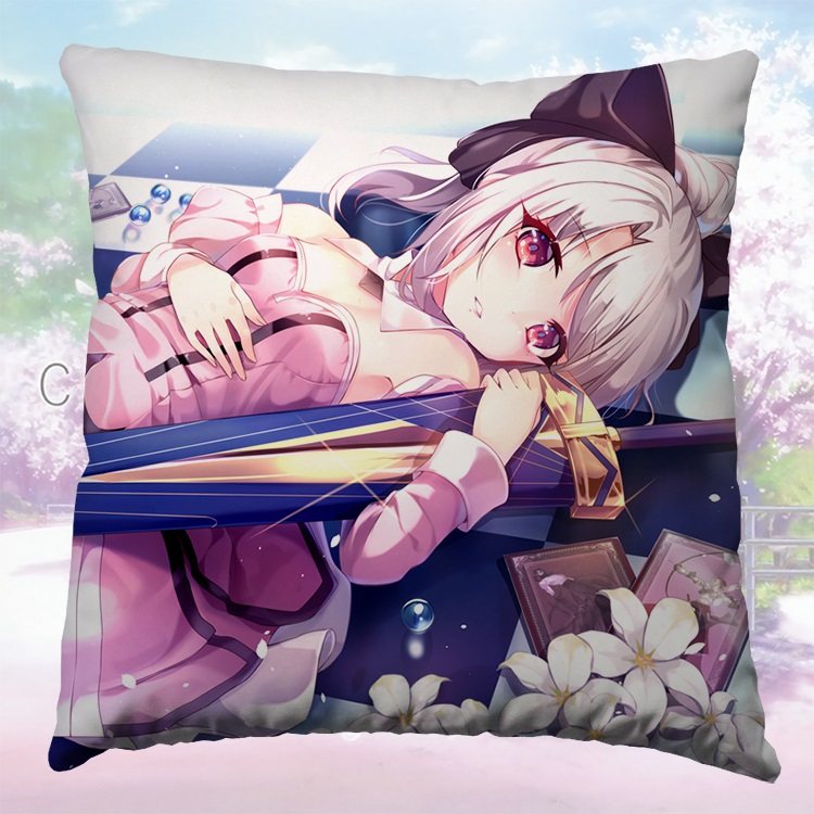 魔法少女伊莉雅抱枕fate美游小黑伊利亚动漫周边定制方形靠枕礼物