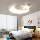 LED children's room lamp boy girl lamp cartoon creative warm princess room bedroom ceiling lamp round star and moon