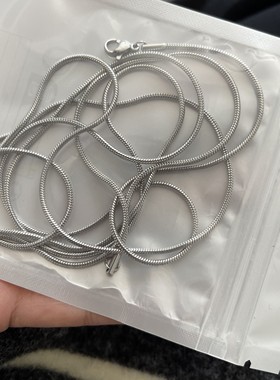 百搭链子项链耳环仿真毛衣链原创