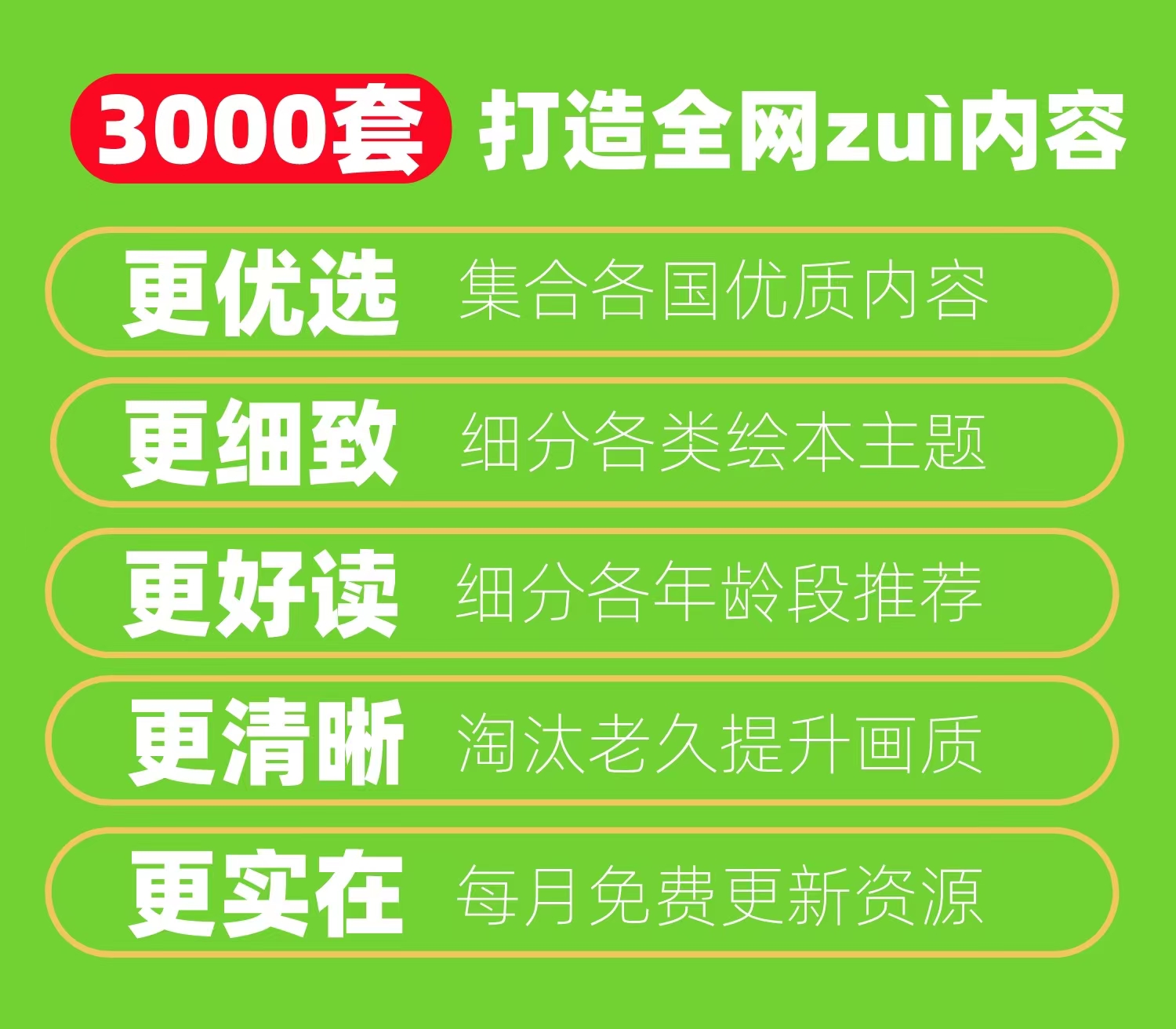 儿童绘本故事ppt电子版视频启蒙中文幼儿园小中大班素材教案课件 - 图2