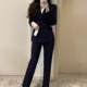 Fat mm high-end gray business suit suit for women